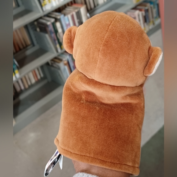 ✓Manhattan Toy Monkey Hand Puppet plush - Picture 4 of 12